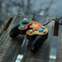 Cameroon Flag Distressed Nintendo GameCube Controller Skin